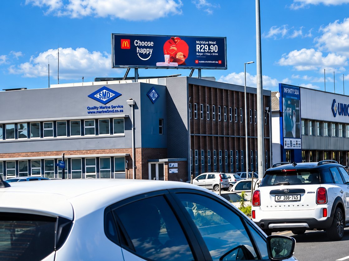 Radio campaign on the N1 outbound digital screen